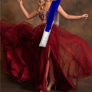 Rachel Allan SZ 2 2pc prom dress